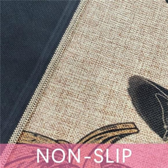 Set of 2; Halloween Decorative Kitchen Mats - Cute Pumpkin Ghost Cat Decor Rug - Picture 4 of 7